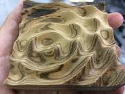 Several Interfering Sine Waves Cut Into Wo[O]D