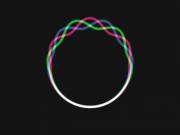 White Circle Broken Into Rgb Element. [X-Post From /R/Perfectloops]