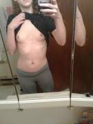 [F] Hot Yoga Makes A Girl Take Her Clothes Off