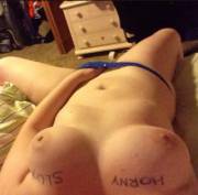 Pre-Sex Body Writing ;) [F]