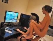 Gaming Girls (Malena Morgan &Amp;Amp;Amp; Elle Alexandra)