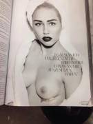 Miley Cyrus In Vogue Germany March 2014 Issue