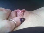 Pussy Mound Just Before She Plays With Herself.