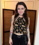 Undressing To Reveal My Cute Bush!