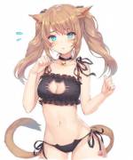 Cat Lingerie And Twintails [Final Fantasy]