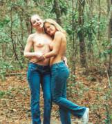 Sweet Couple In The Forest