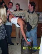 Upside-Down With A Wedgie