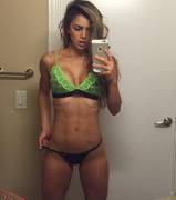 Green And Black Lingerie