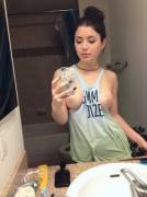 Selfie Game Would Be At Expert, If She Was Looking Up.