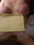 I Don't Want My Ladies To [F]Eel Left Out. I Want To See Yours Too.