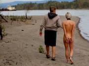 Walking Along The River