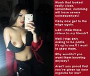 Why Wouldn't You Want My Friends Knowing, Aren't You Proud That You've Given Up Your ...