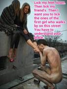 And Don't Get Hard Doing It. Your Cock Embarrasses Everyone.