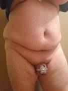 Quick Shot Before My Shower. Getting Used To Being Locked Again.