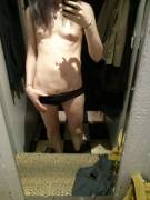 [F]Irst Time: Dirty Selfies In The Dressing Room