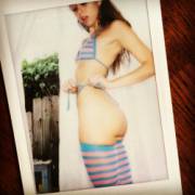 High Socks And Bikini Tops