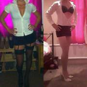 Who Makes The Sluttier Schoolgirl... Me Or My Wife