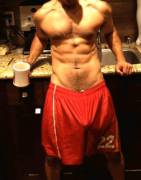 Have A Snack With Your Coffee (Xpost From /R/Basketballshorts)