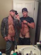 Just Two Bros Showing Off