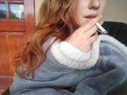 First Smoke Of The Morning Is Always The Best❄️