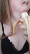 Spitty Banana Sucking