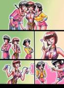 Nabiki, Ranma And Akane Twin Sisters By Kyo-Dom