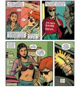 [Daredevil (2011) #12] Wait, Can He See Her Bra?
