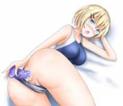 Masturbating In Her Swimsuit