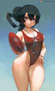 Lifeguard Tsuyu (Cutesexyrobutts) [My Hero Academia]