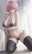 Mashu In Thigh-Highs