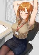 Office Lady-San Going Nnnnnnnnngh...