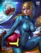 Zero Suit On/Off [X-Post R/Onoffart]