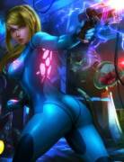 Samus On/Off (X-Post R/Onoffart)