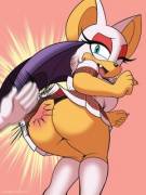 Smacking Rouge On Her Ass! [F] (Omegasunburst)