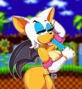 Rouge Sucks On A Lollipop [Foxnbox]