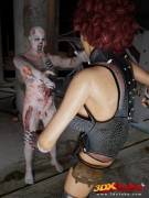 Zombie Fucks A Redhead Girl Till Cum [Walking Dead]