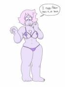 Cute Gemsona In Cute Lingerie