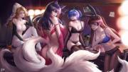 Getting Caught Peeking Into Ahri's Dressing Room