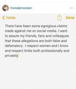 James Deen's Response