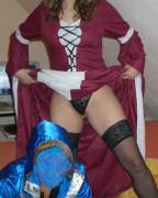 Costume Looked Tame, But I Found A Way To Make It Slutty (X-Post From R/Lingeriegw)