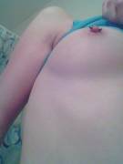 Pierced Nipple And Under Boob (F)