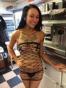 Fishnet And Electrical Tape