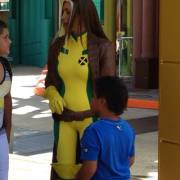 X-Men Cameltoe At Universal Studios ;)