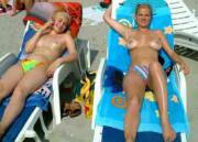 Annoyed At The Beach, With A Smiling Friend!