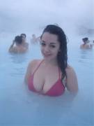 Nice Tits In A Pink Bikini