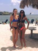 Friends Hanging On The Beach