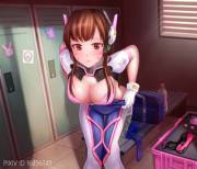 D.va Undressing
