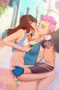 D. Va Riding A Futa Zarya (Heropunk) [Fxf?]