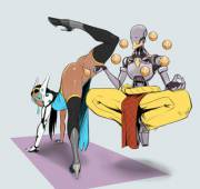 And Now For A Pairing I Haven't Seen Yet: Zenyatta Showing Symmetra The Path To Enlightenment ...