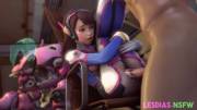 [Fxm] D.va Gets A Creampie [Lesdias]